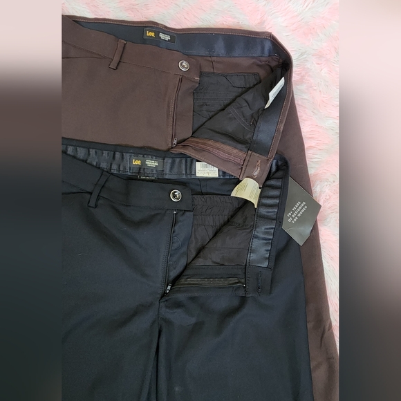 LEE PANTS FLEX MOTION REGULAR FIT  SIZE 14 bundle of 2 free shipping - Picture 5 of 11